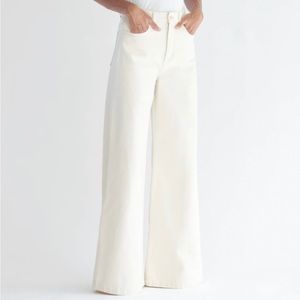NWT Triarchy High Rise Wide Leg - Off White